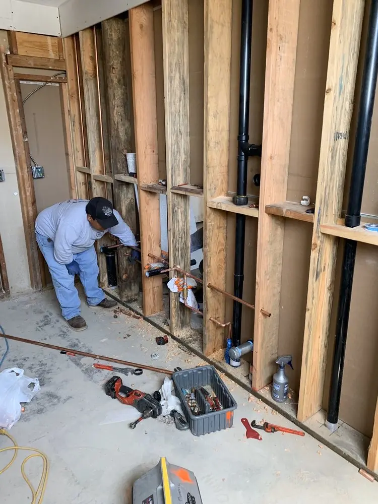 Commercial rough-in plumbing for Gas Line Repair in Falcon Ridge